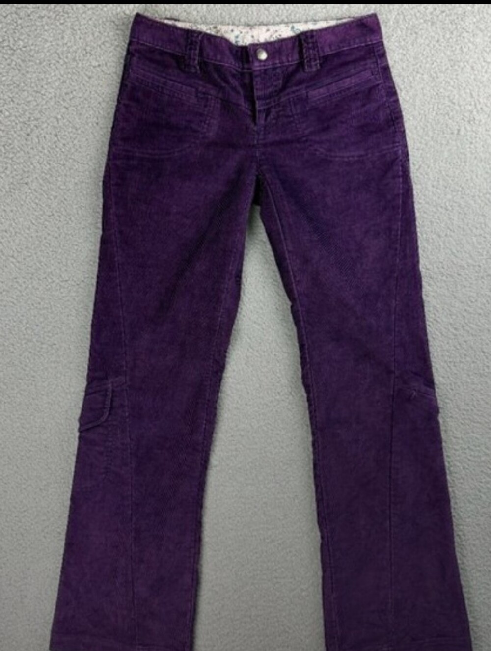 Athleta Deep Purple Corduroy Pants. Size 2 But Fits Like A 4 . Bootcut . - Picture 2 of 10